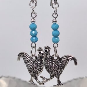 Turquoise Rooster Drops